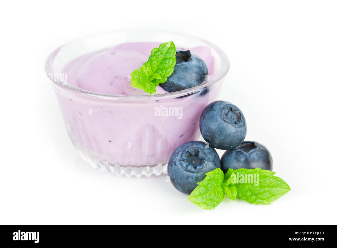 Vanille joghurt Cut Out Stock Images & Pictures - Alamy