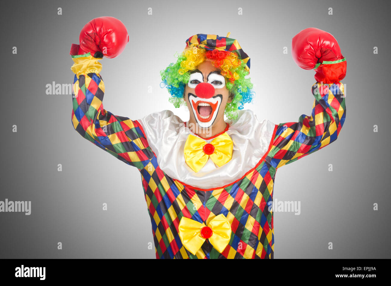 Clown Scary Print Boxing Gloves