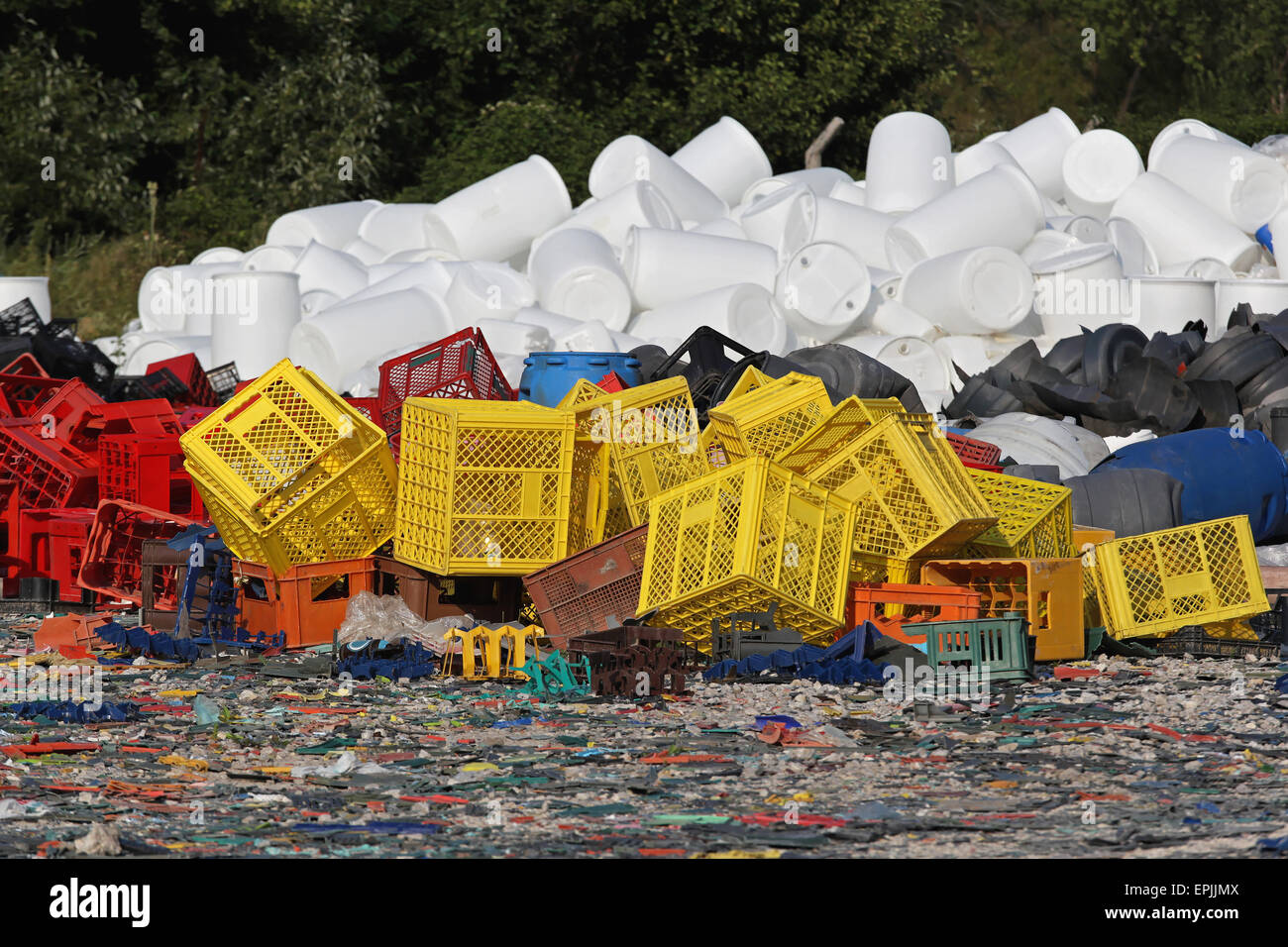 Recycling plastic Stock Photo - Alamy