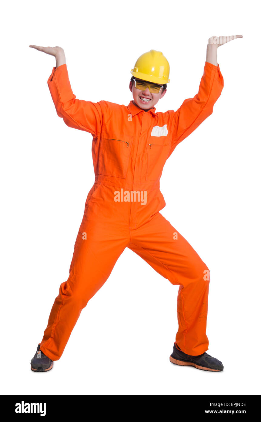 Overalls hard hats hi-res stock photography and images - Alamy