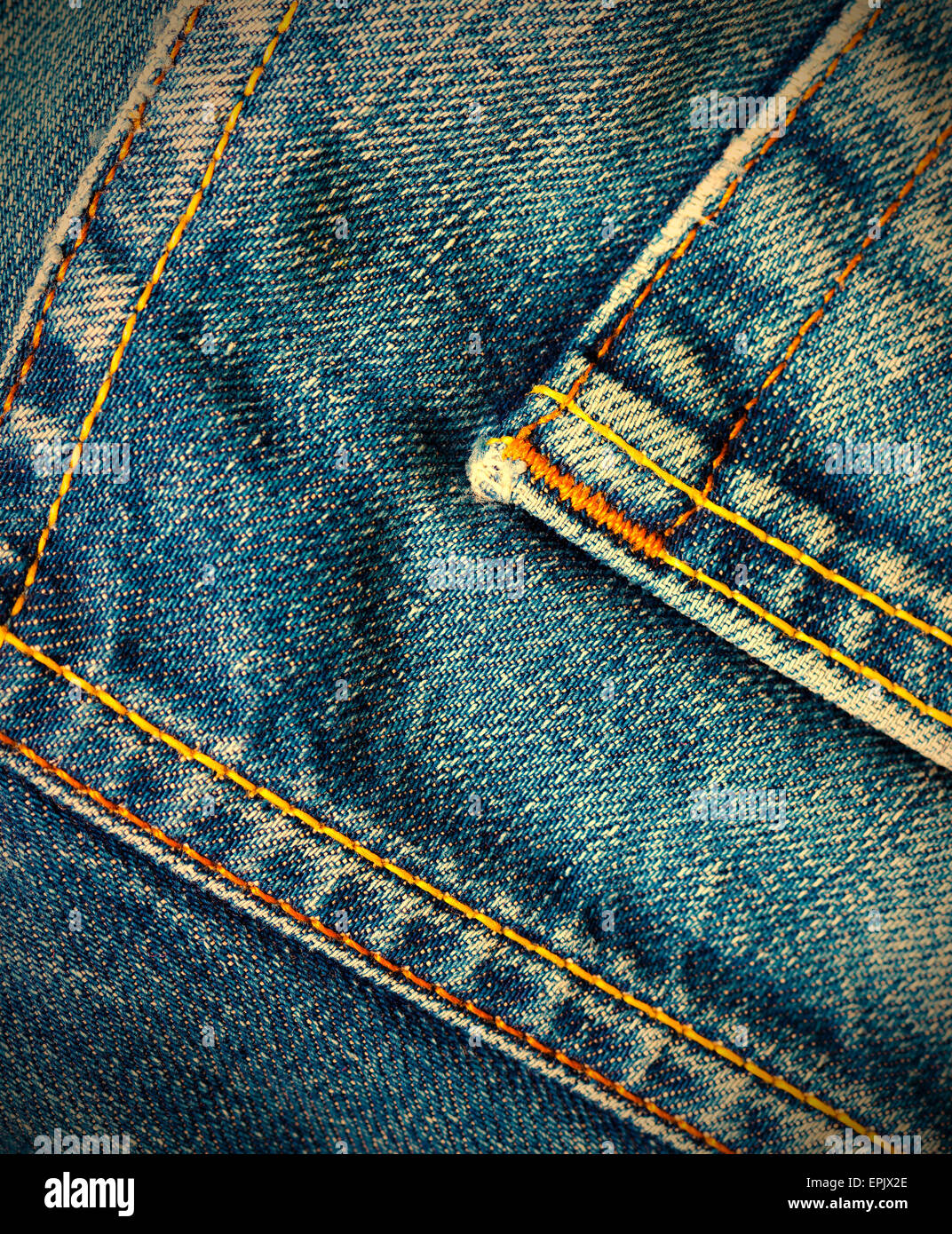 seams of jeans Stock Photo Alamy