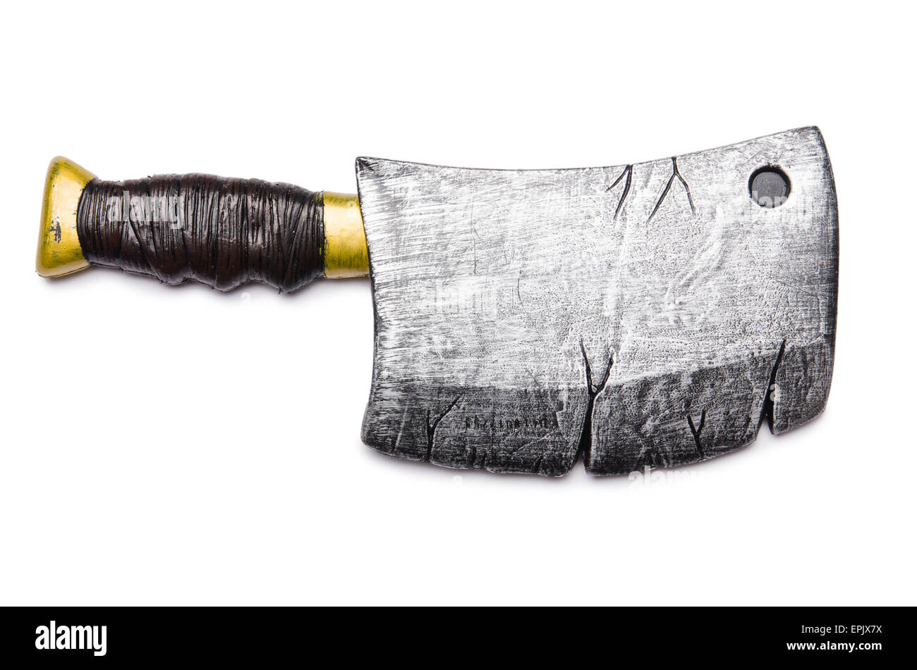Axe isolated on the white background Stock Photo - Alamy