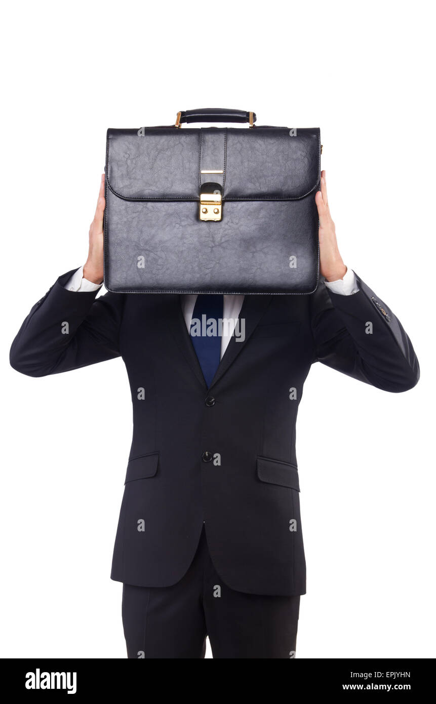 Young businessman isolated on the white background Stock Photo - Alamy