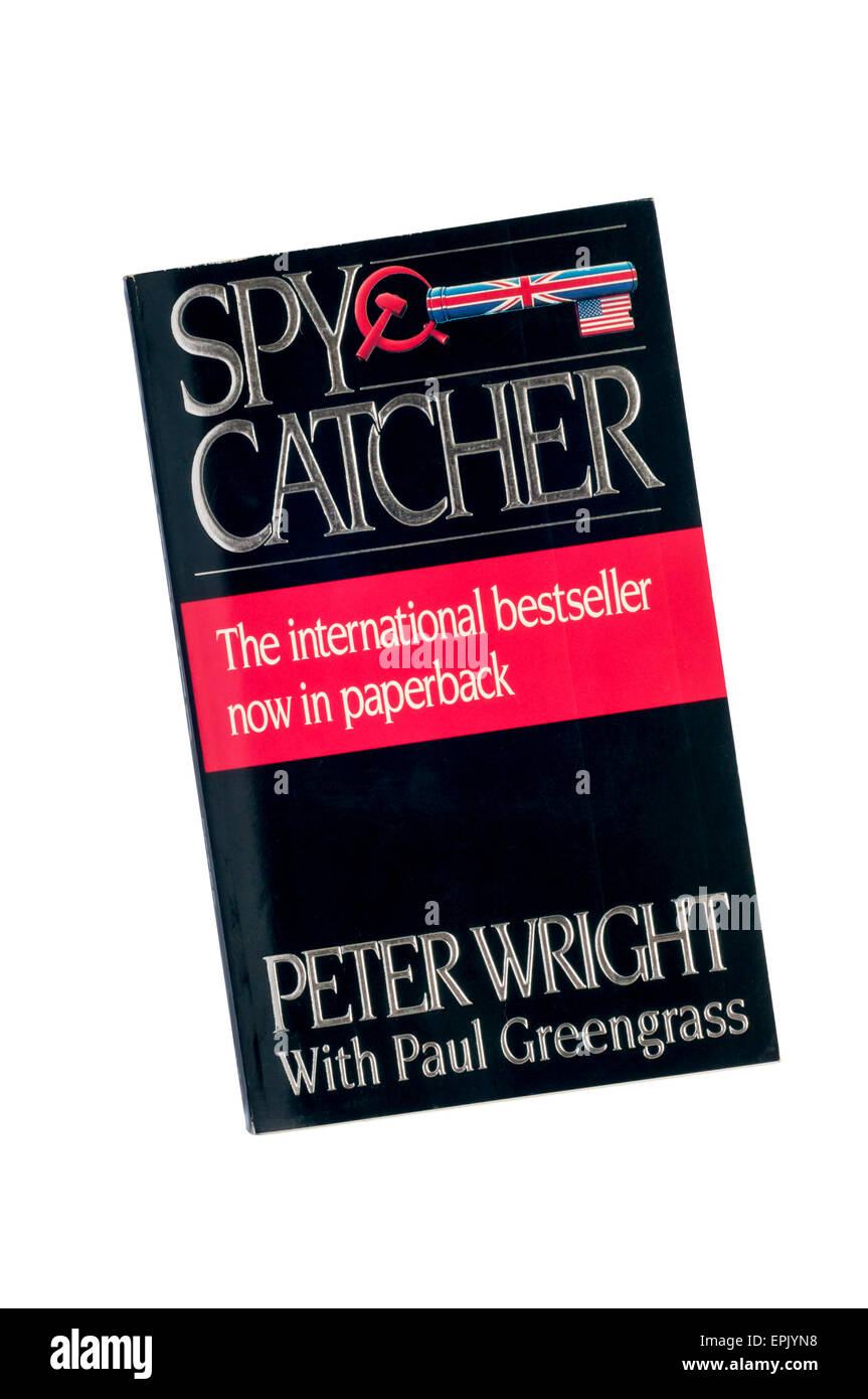 A paperback copy of Spycatcher by Peter Wright with Paul Greengrass. Stock Photo