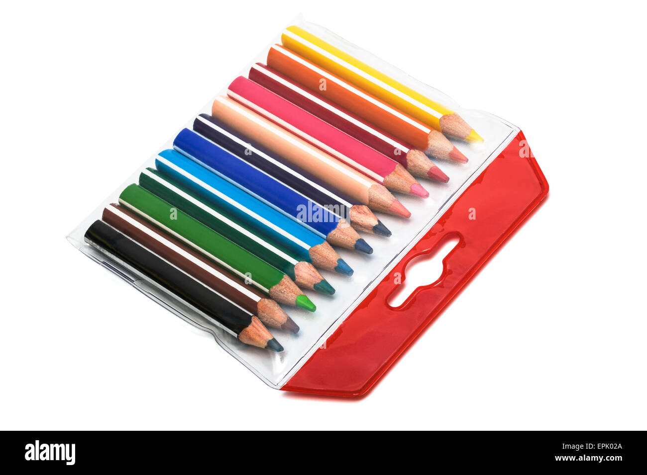 pencils in a box Stock Photo Alamy
