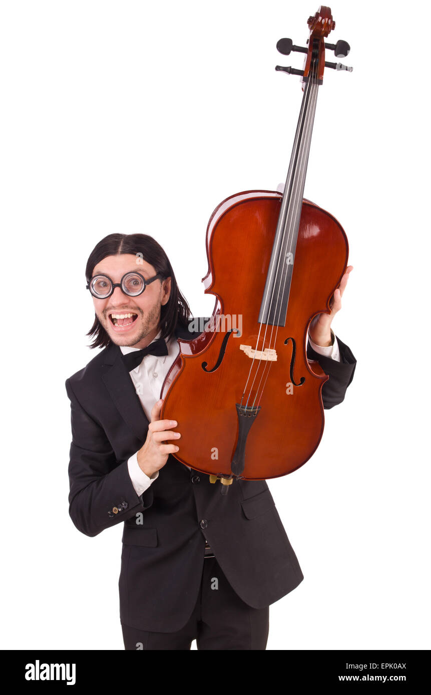 Humour classical music cello hi-res stock photography and images - Alamy