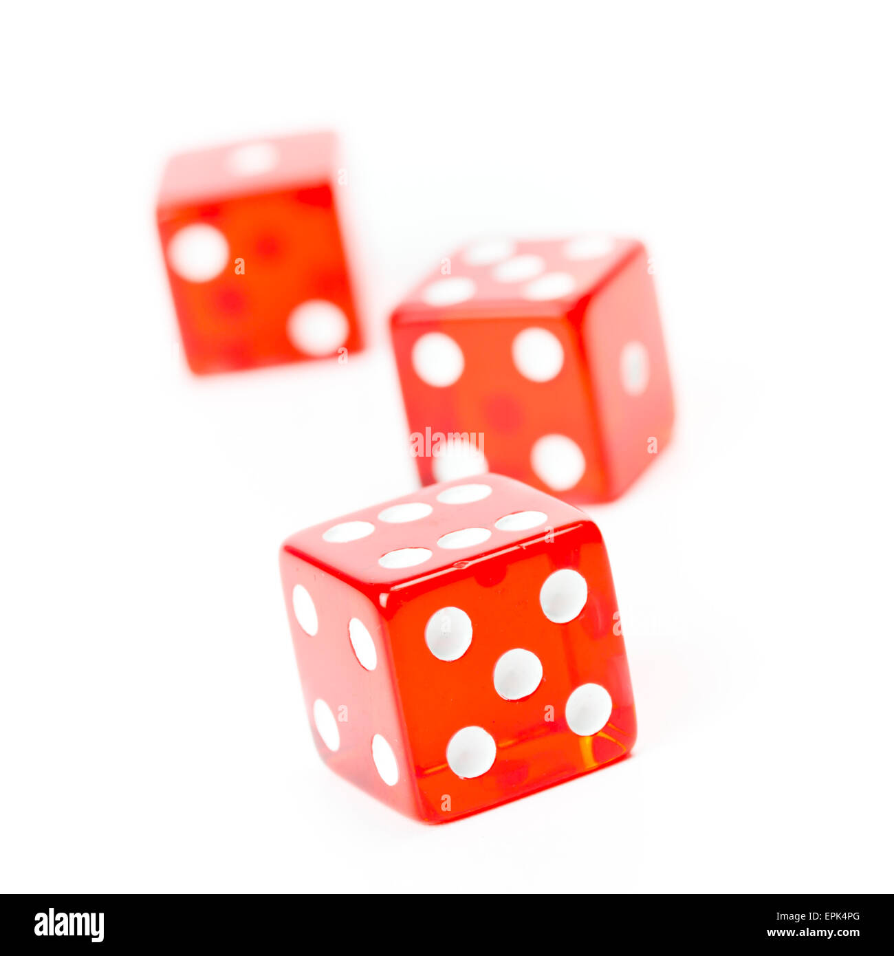 red dice Stock Photo