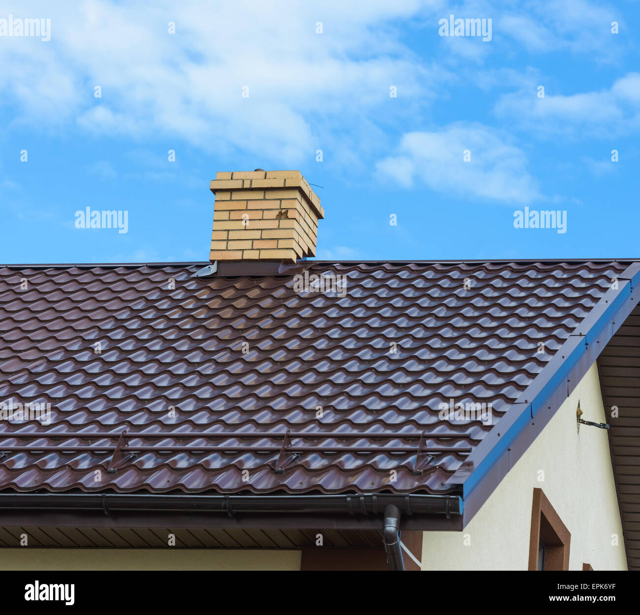 pipe on the roof Stock Photo Alamy