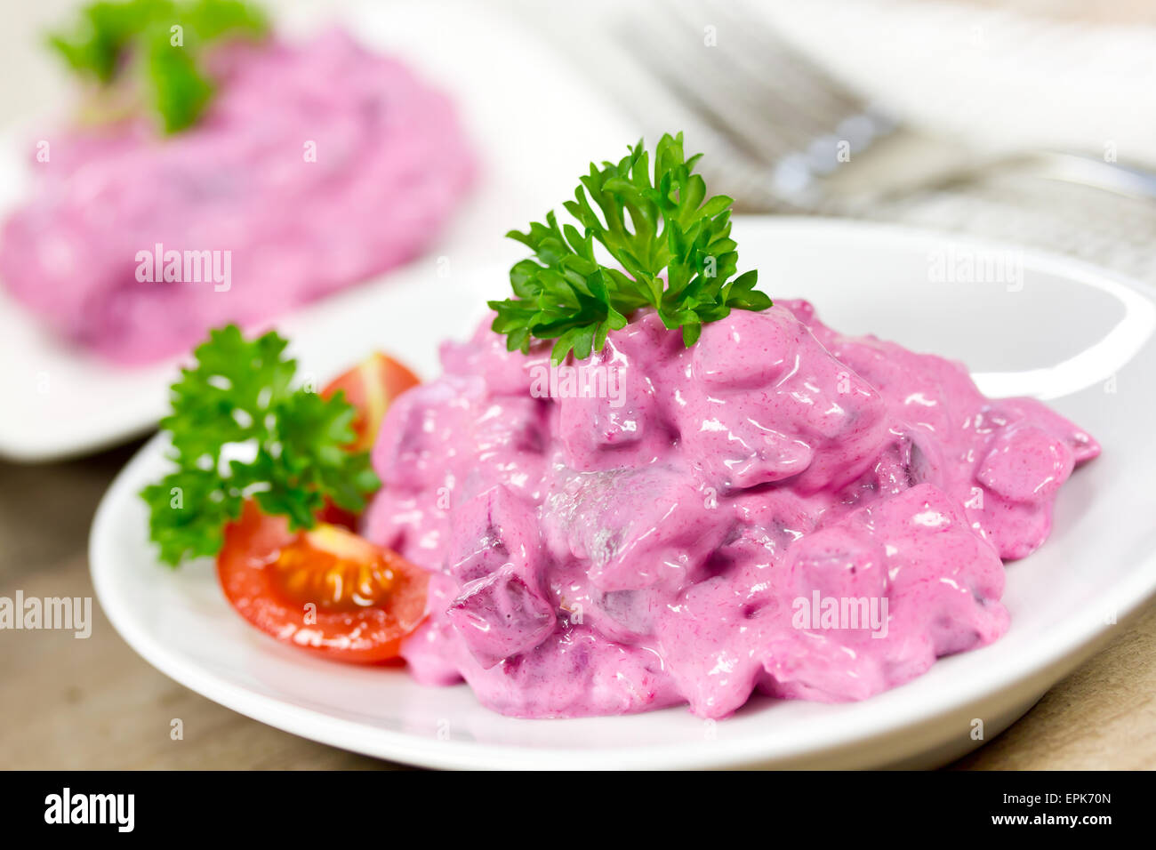 Roter hering salat hi-res stock photography and images - Alamy