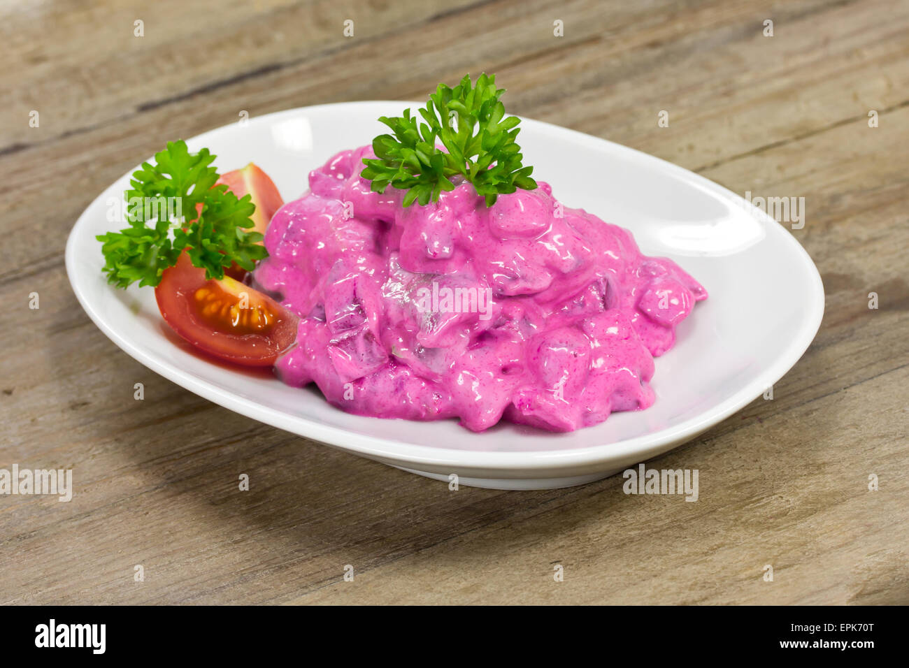 herring salad Stock Photo