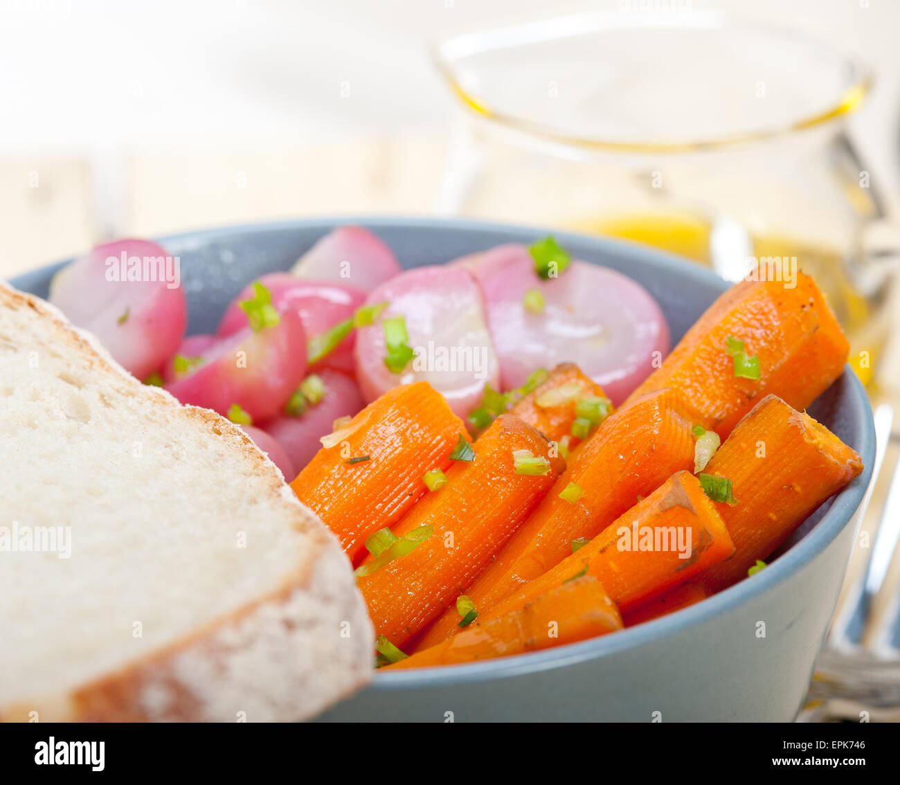 steamed root vegetable on a bowl Stock Photo - Alamy