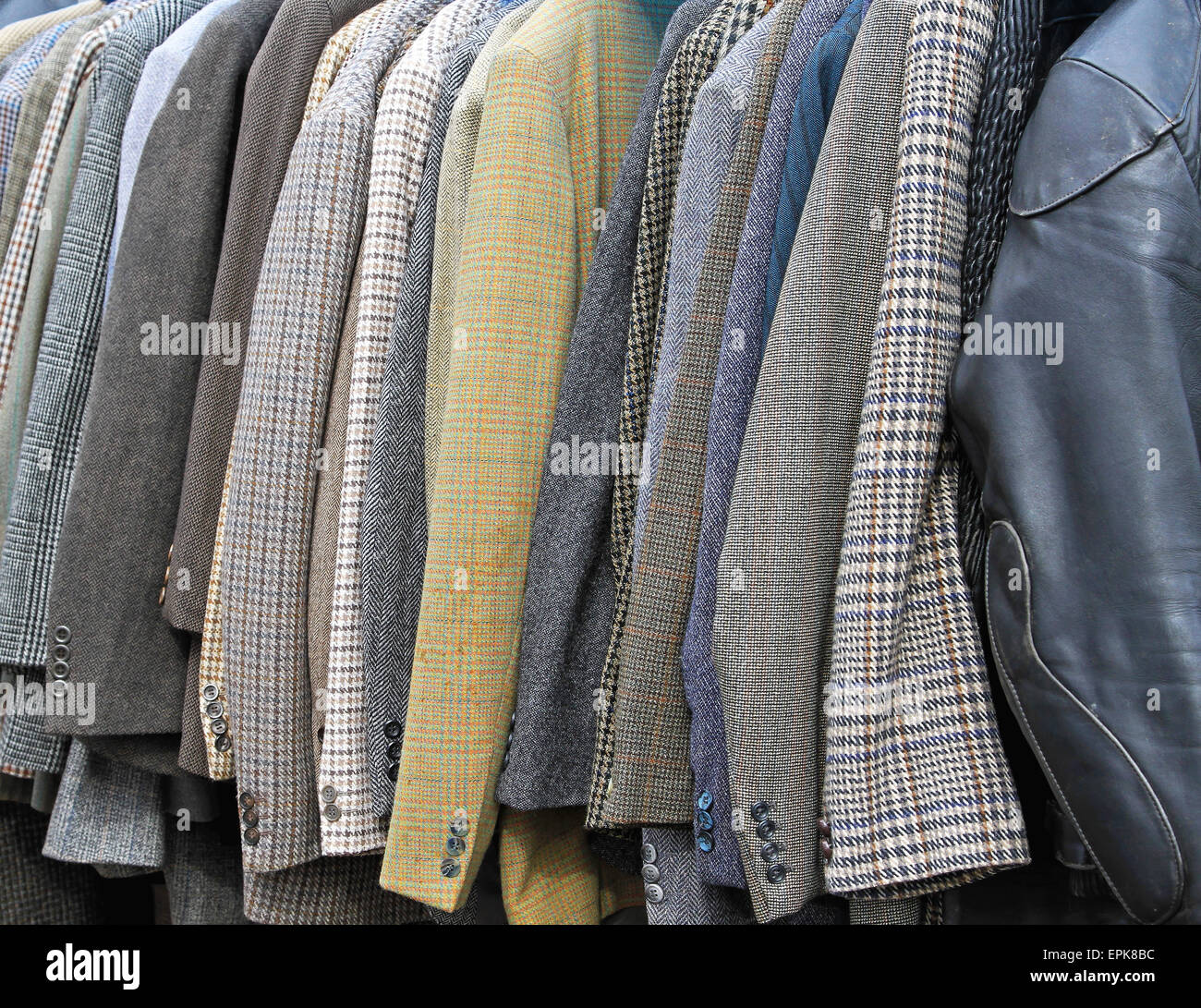 Suits and coats Stock Photo