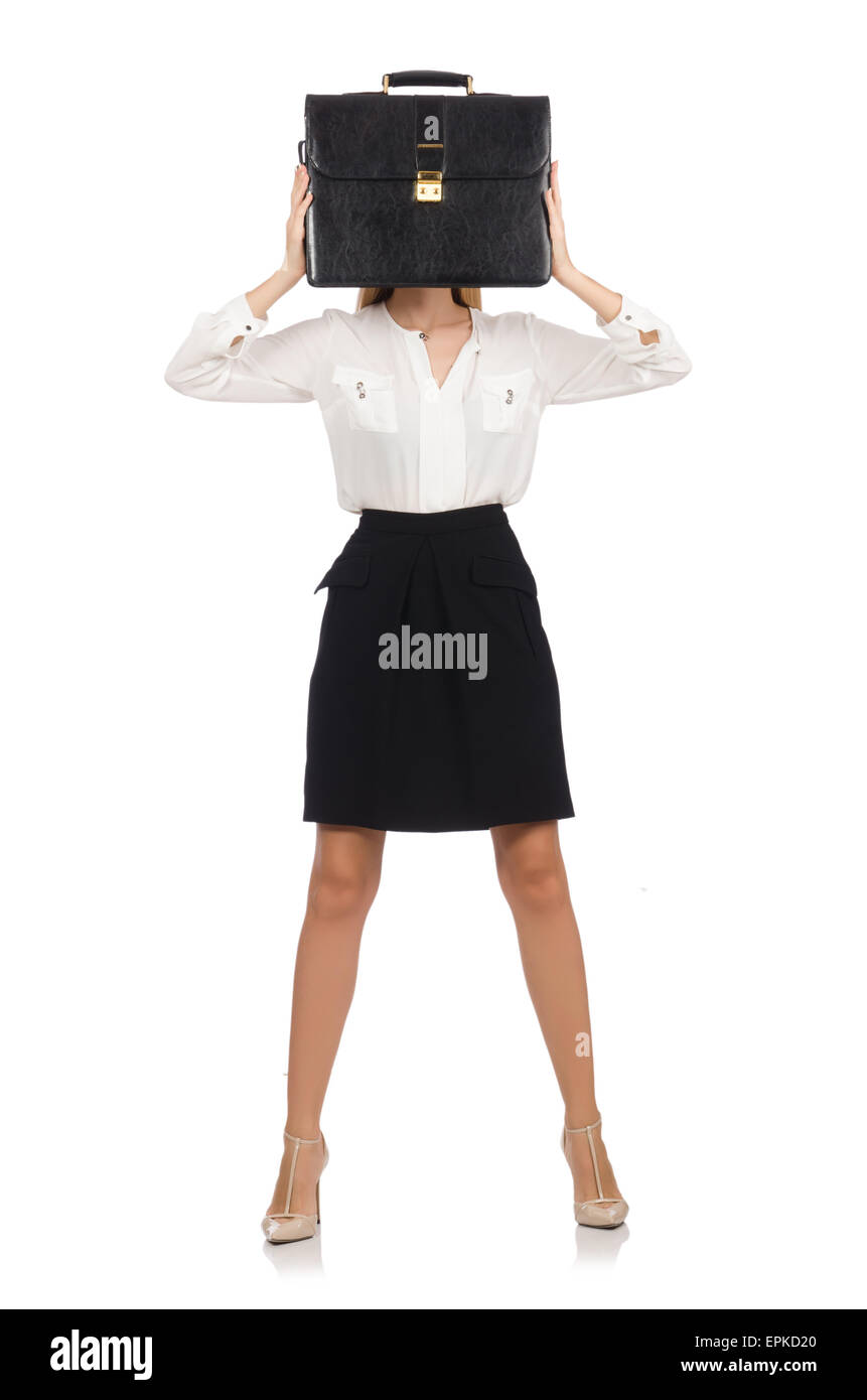 Woman businesswoman in business concept Stock Photo - Alamy