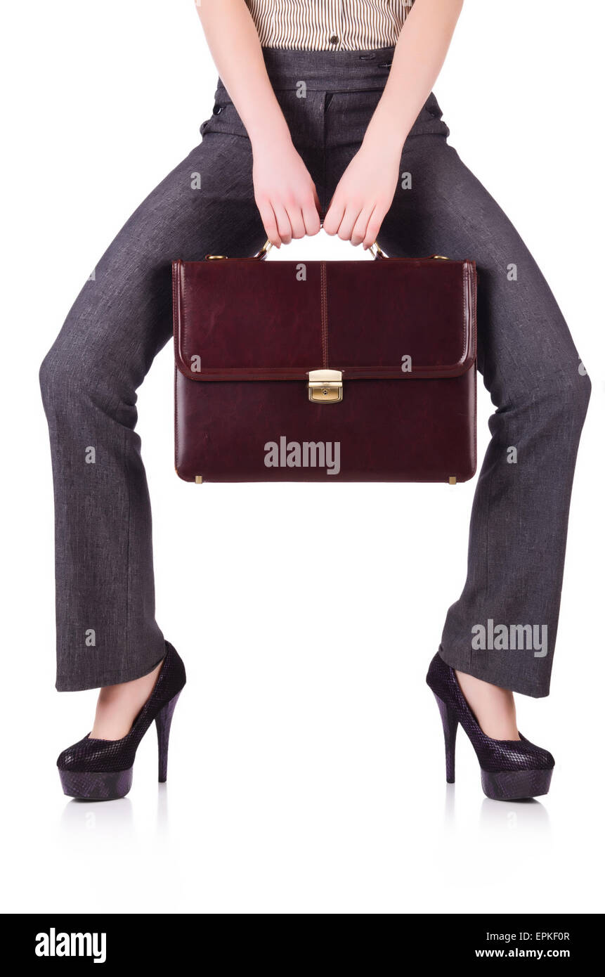 Woman businesswoman in business concept Stock Photo - Alamy