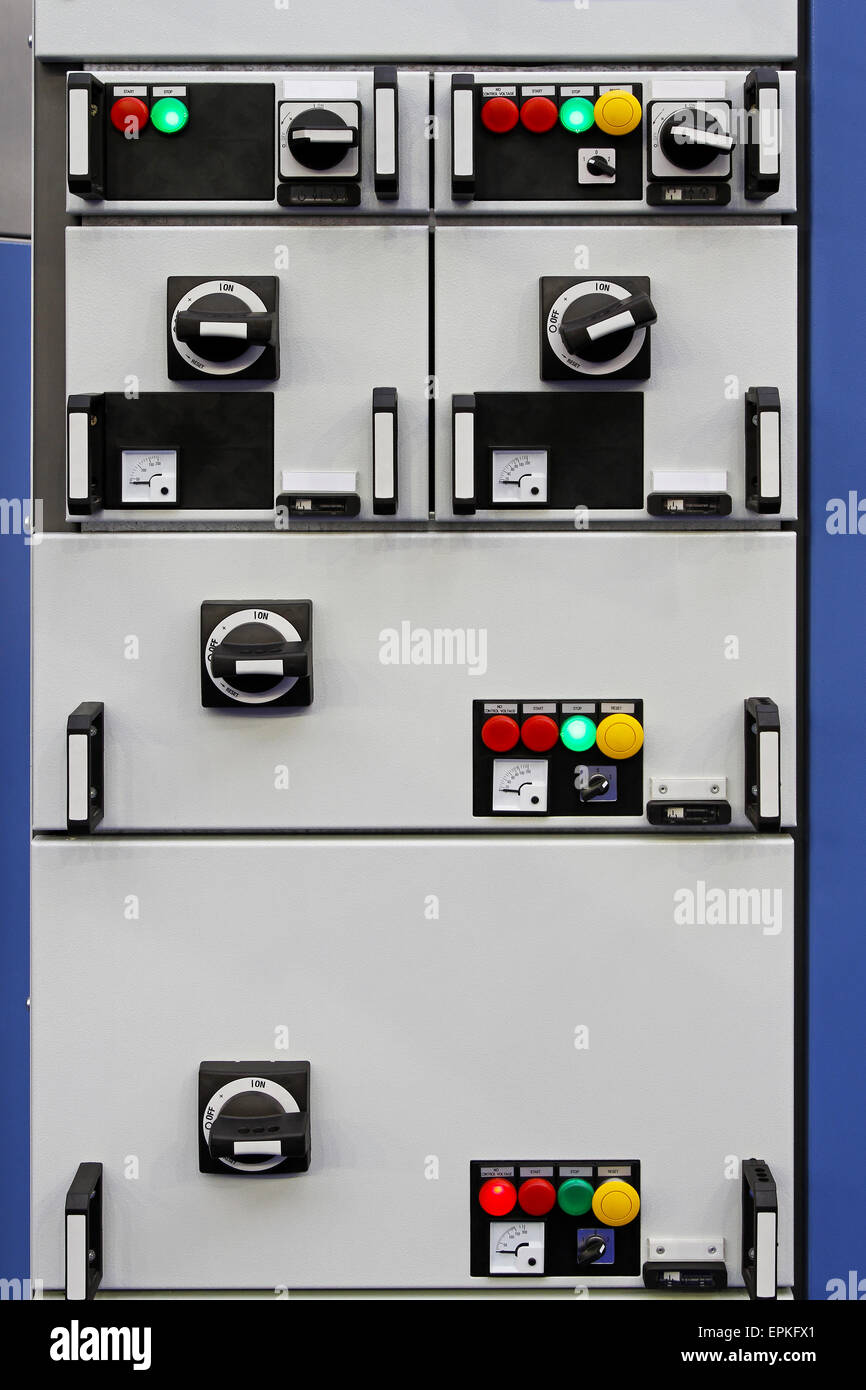 Electric panel Stock Photo