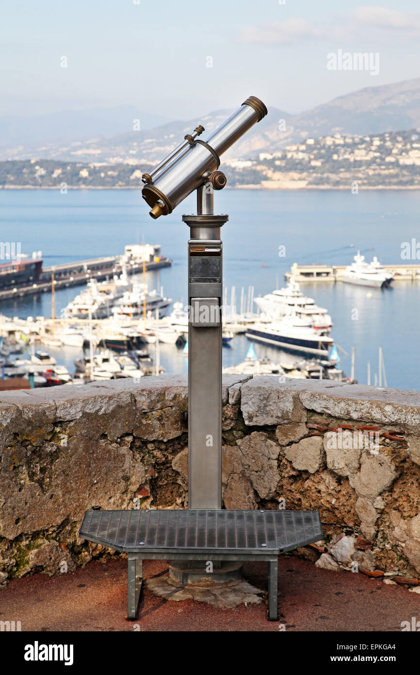 Turist telescope Stock Photo