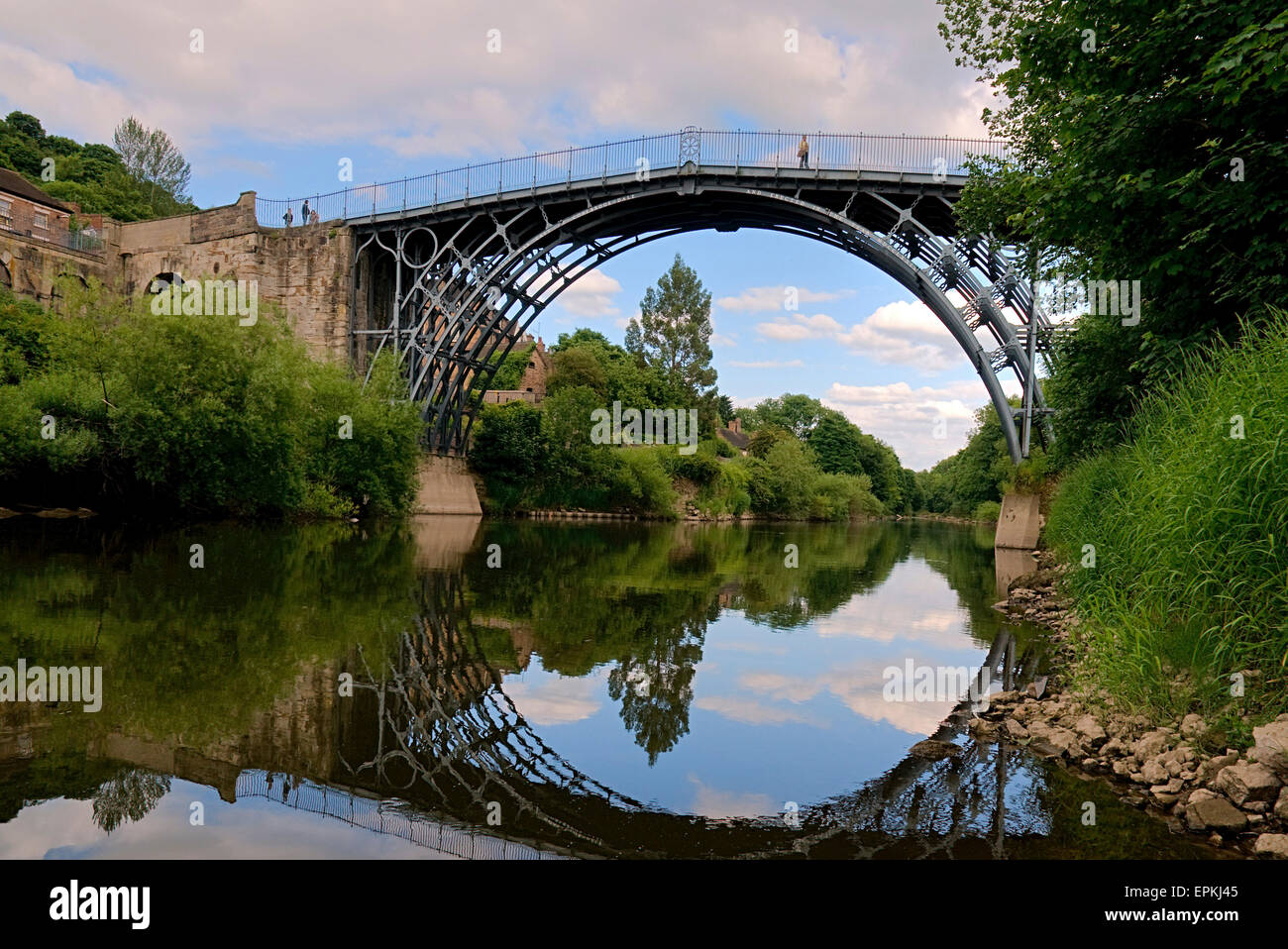 First iron bridge in the world was built by Abraham Darby ...