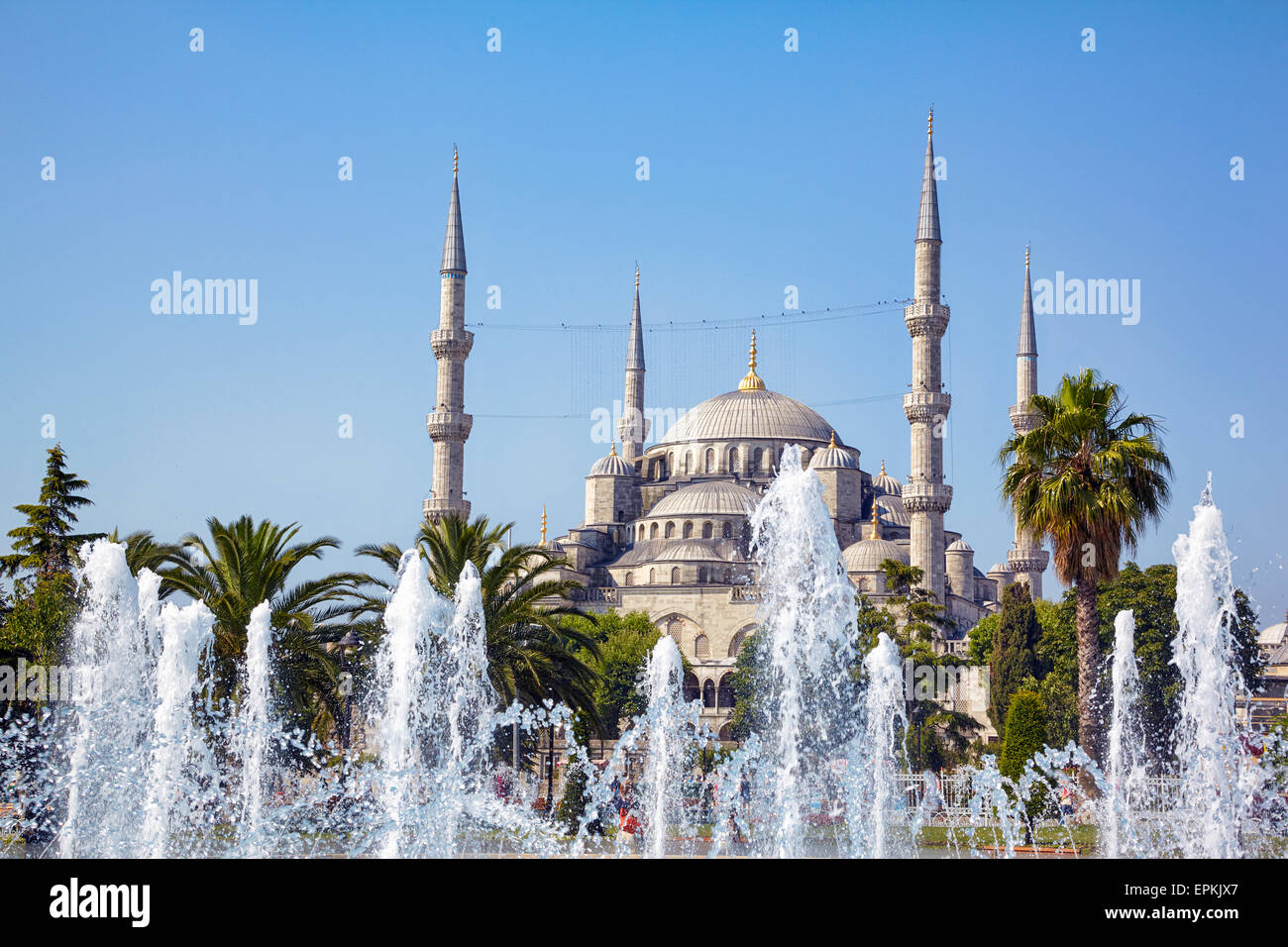 Sultan Ahmed Mosque (Blue Mosque), Istanbul Stock Photo - Alamy