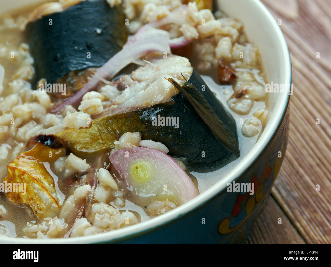 Herring soup Stock Photo