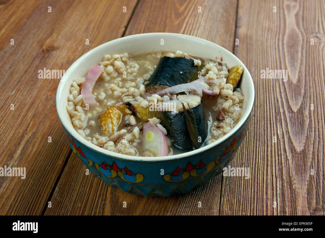 Herring soup Stock Photo