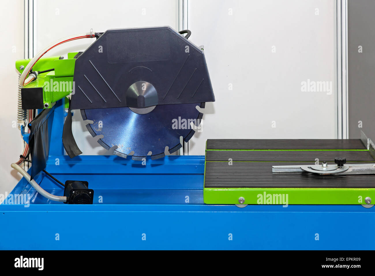 Circular saw machine Stock Photo Alamy