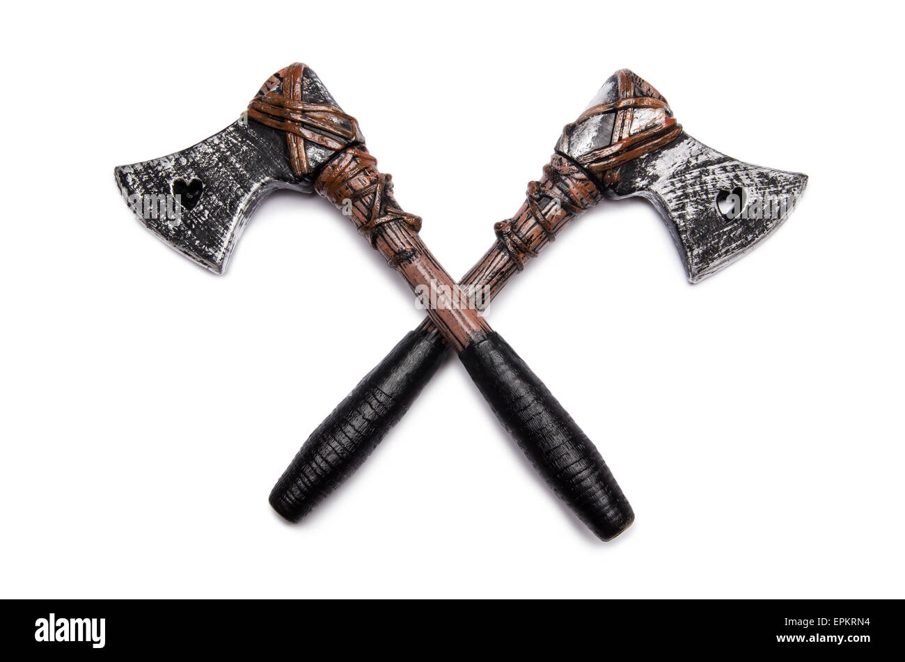 Axe isolated on the white background Stock Photo - Alamy
