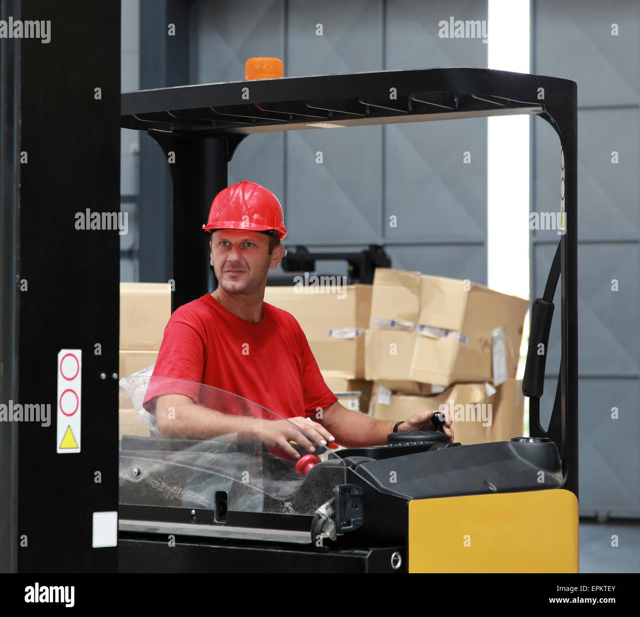 Forklift driver hires stock photography and images Alamy