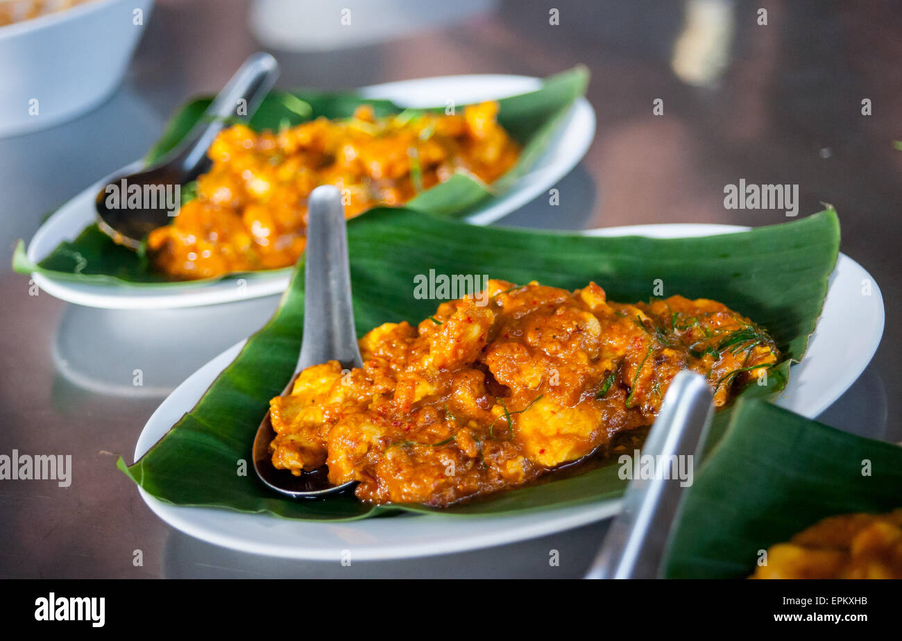 Traditional Thai Phanaeng curry. It traditionally includes dried chili