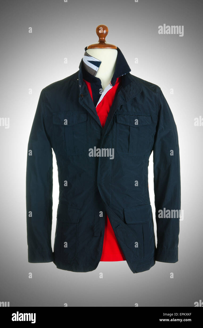 Jacket isolated on the white background Stock Photo - Alamy