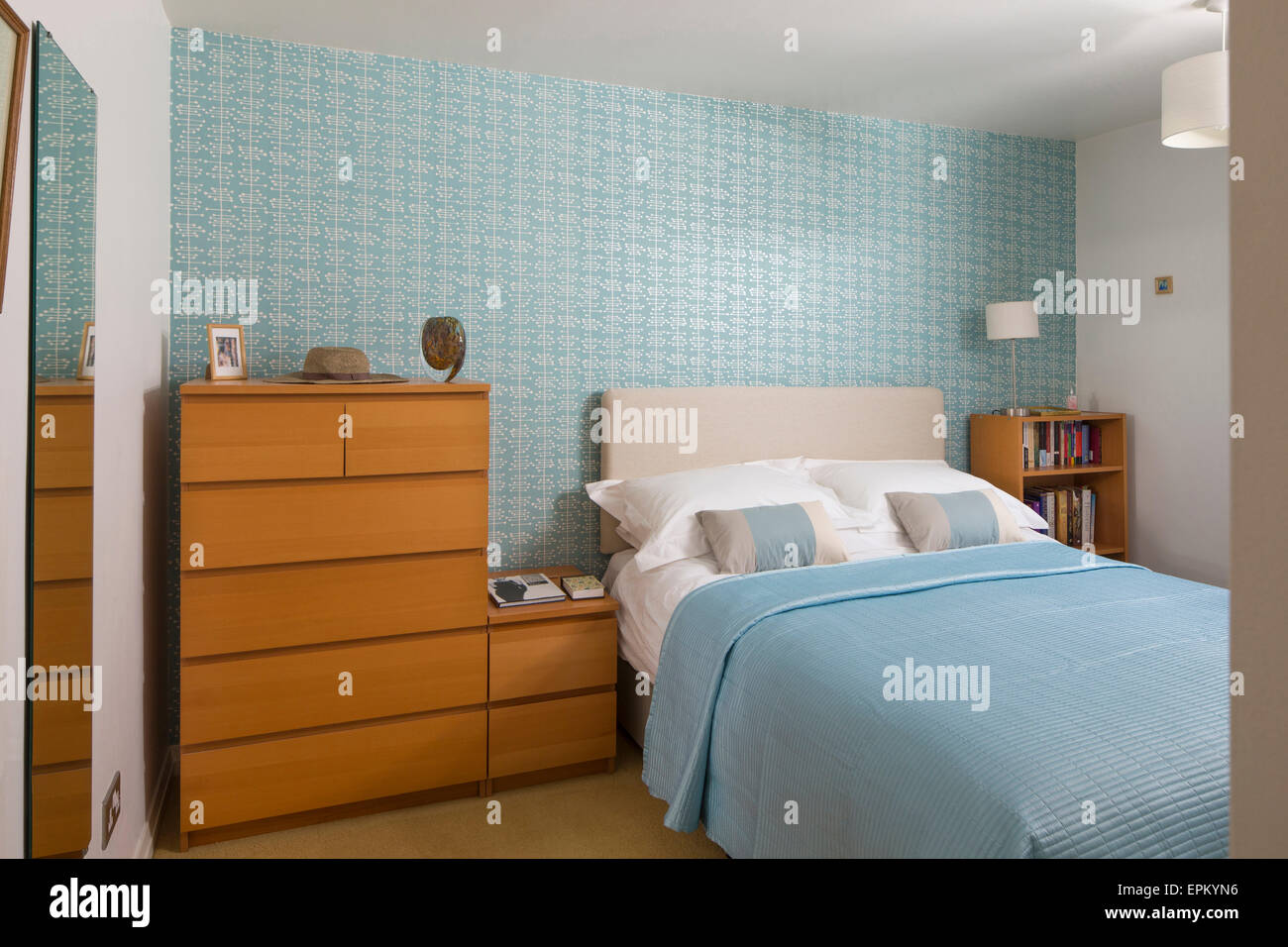 Master bedroom, Nottingham, England, UK Stock Photo Alamy
