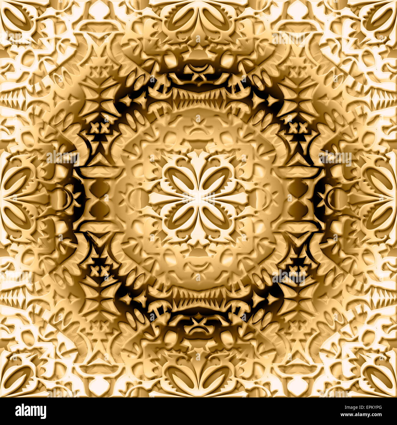 Ochre colored damask hi-res stock photography and images - Alamy