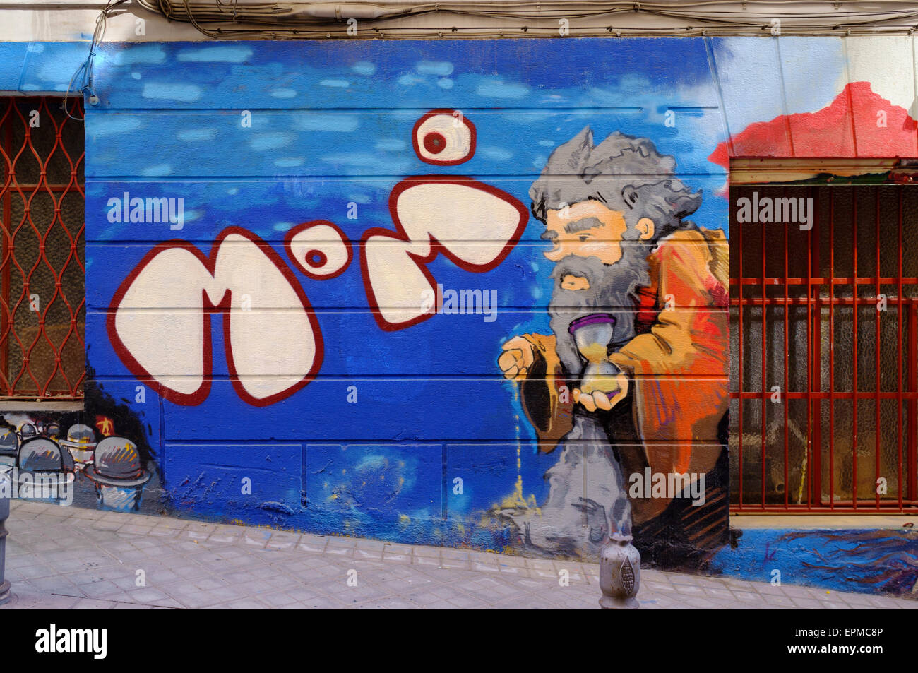 Street art in Granada, Spain Stock Photo Alamy