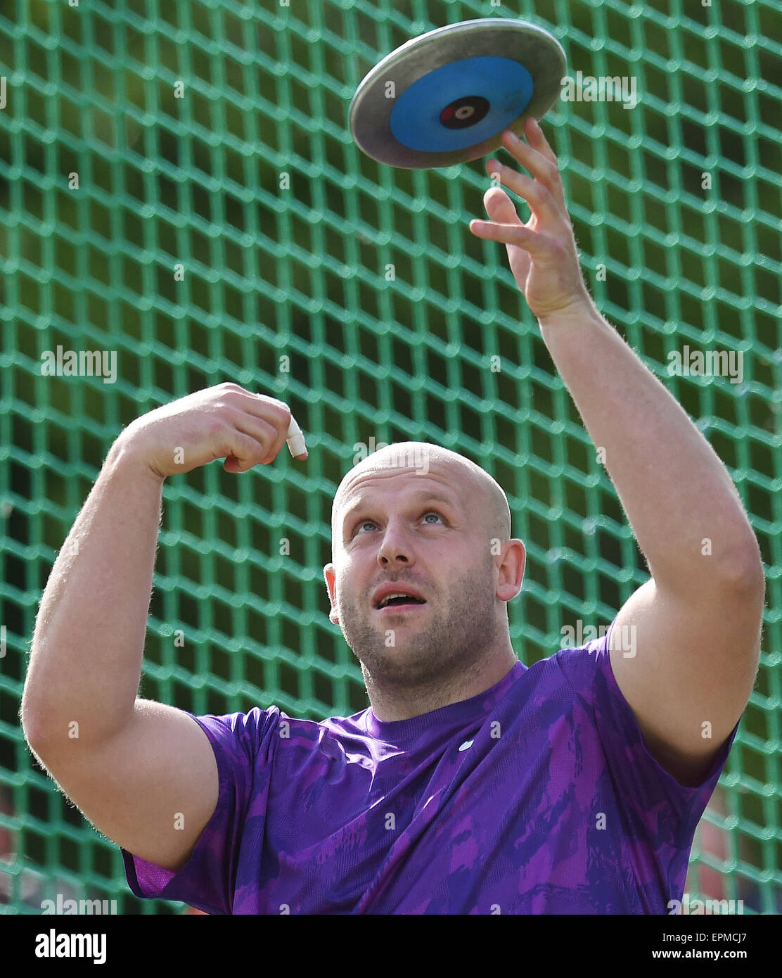 Polish discusthrower Martin Wierig won discus throw at the Ludvik