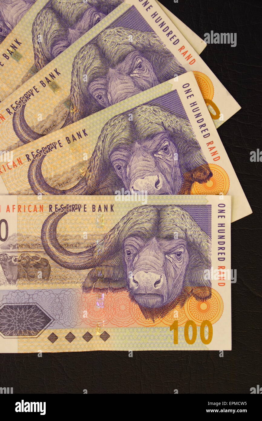100 rand note hi-res stock photography and images - Alamy