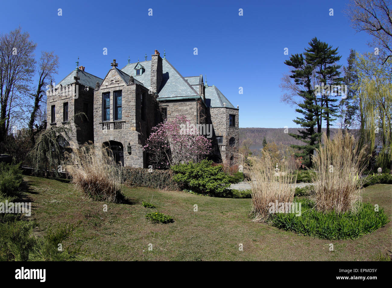 Mansion Yonkers New York Stock Photo Alamy