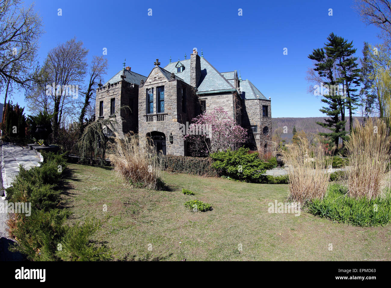 Mansion Yonkers New York Stock Photo Alamy