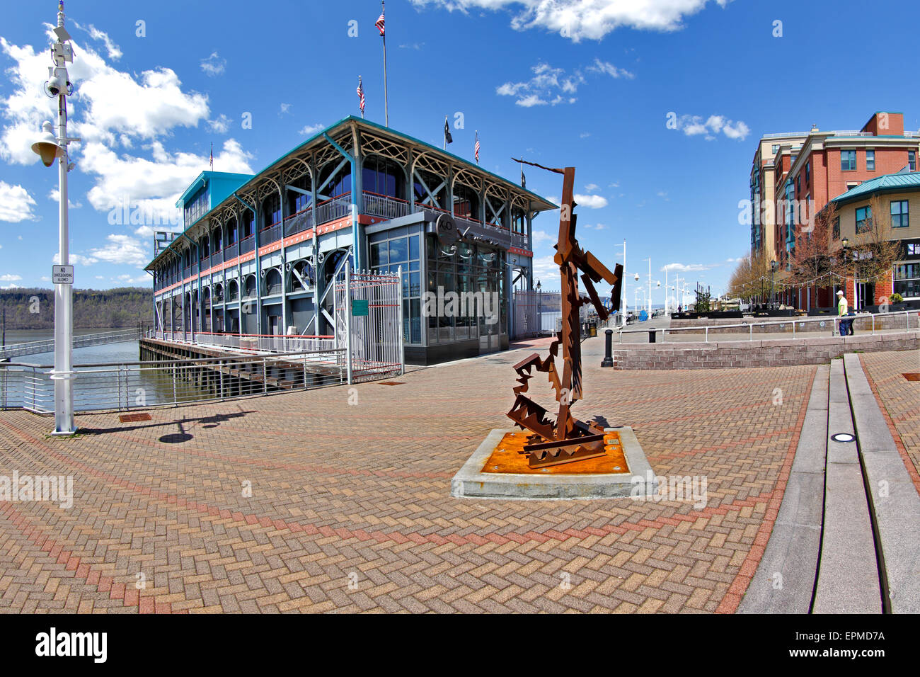 Waterfront Hudson River Yonkers New York Stock Photo Alamy