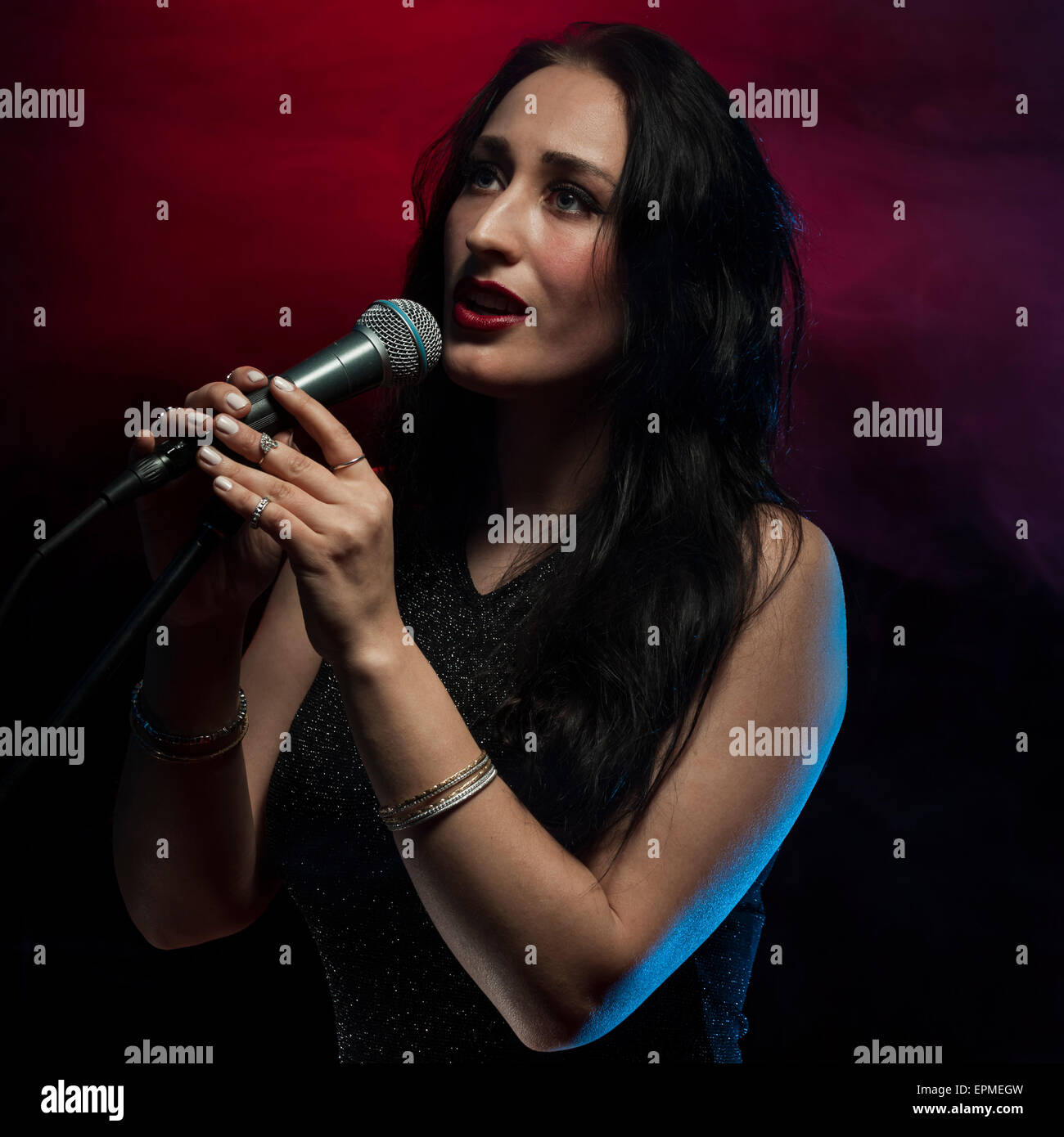 Talented singer hi-res stock photography and images - Alamy