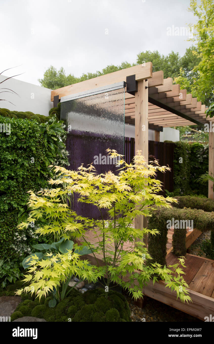 Chelsea, UK,19th May 2015, Home: personal universe garden by T's Garden Square at Chelsea Flower Show 2015 Credit: Keith Larby/Alamy Live News Stock Photo