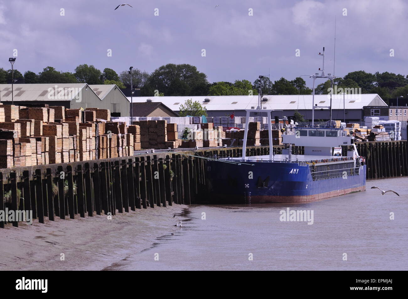 Wisbech port, Cambridgeshire, England UK Stock Photo