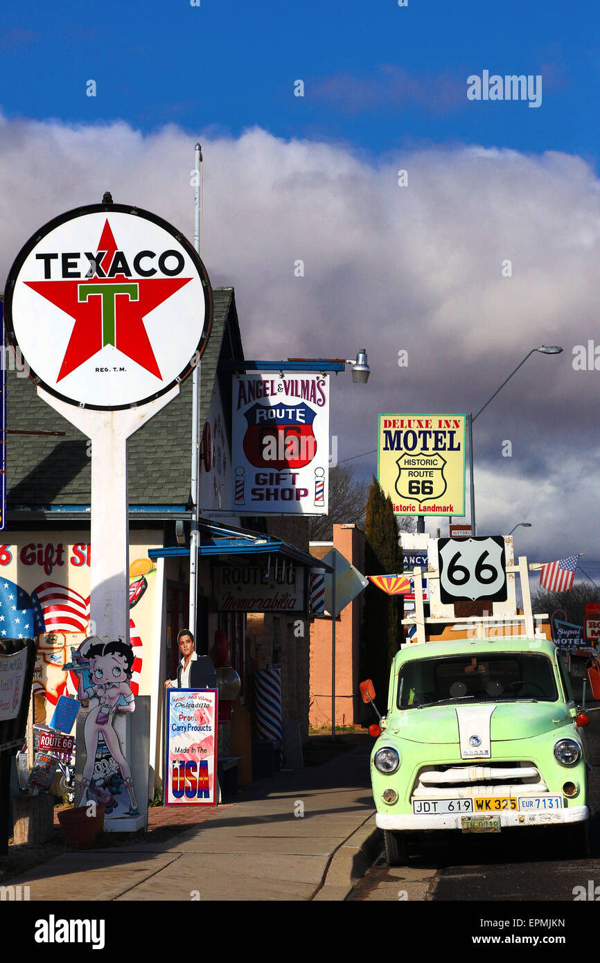 Downtown Seligman Arizona Stock Photo Alamy