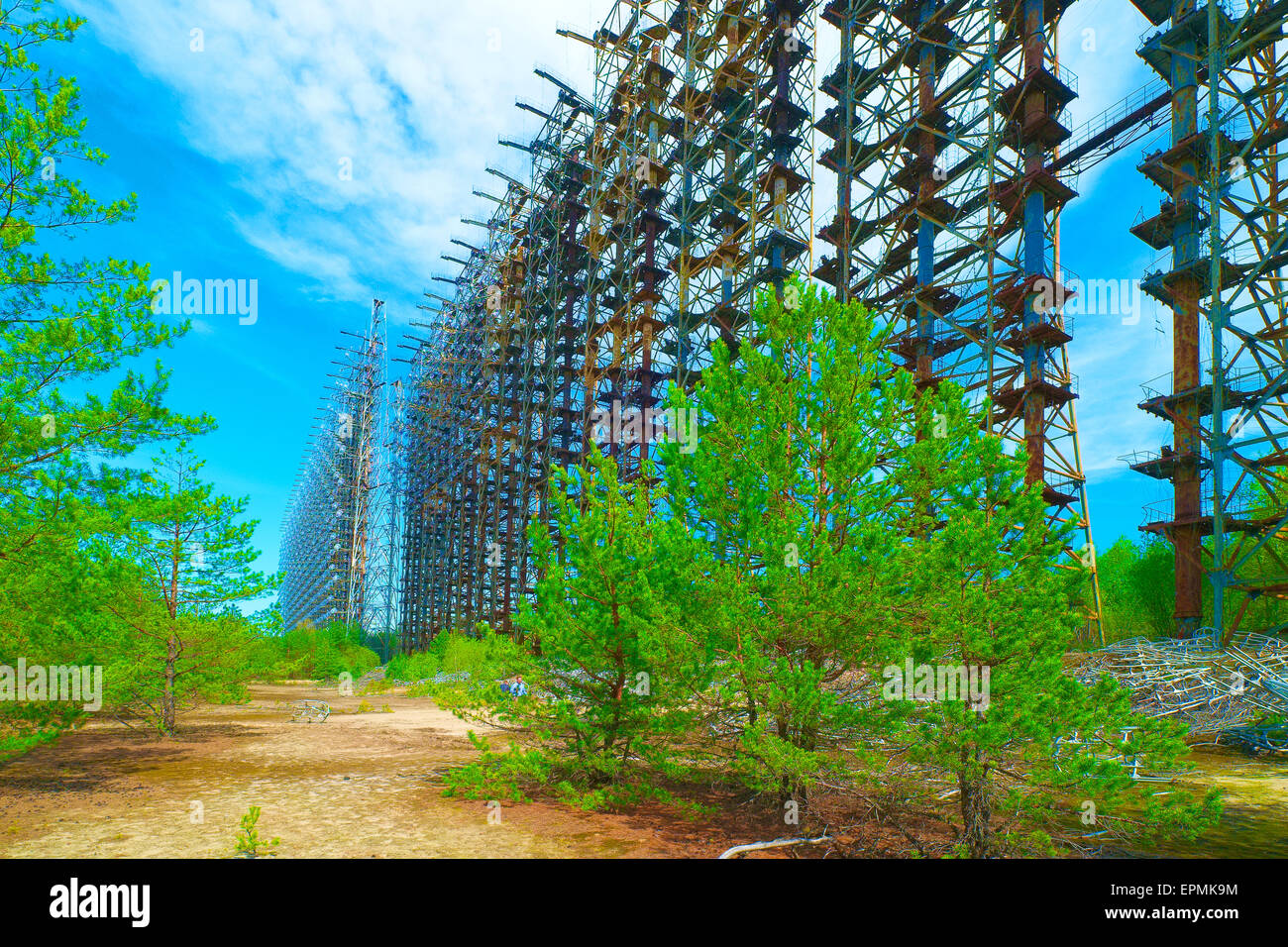 Russian Woodpecker Chernobyl Ukraine Stock Photo Alamy
