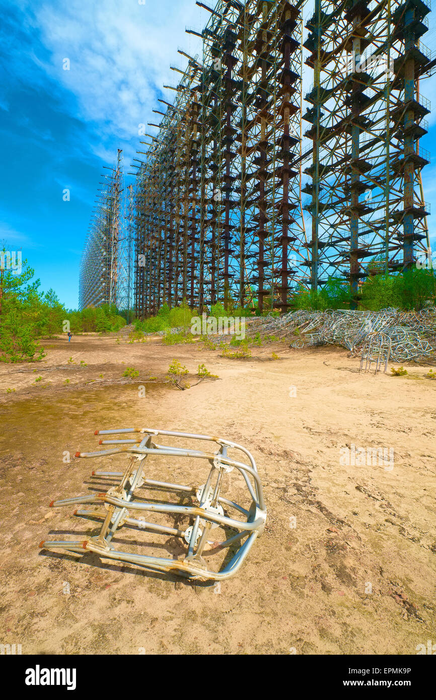 Russian Woodpecker Chernobyl Ukraine Stock Photo Alamy