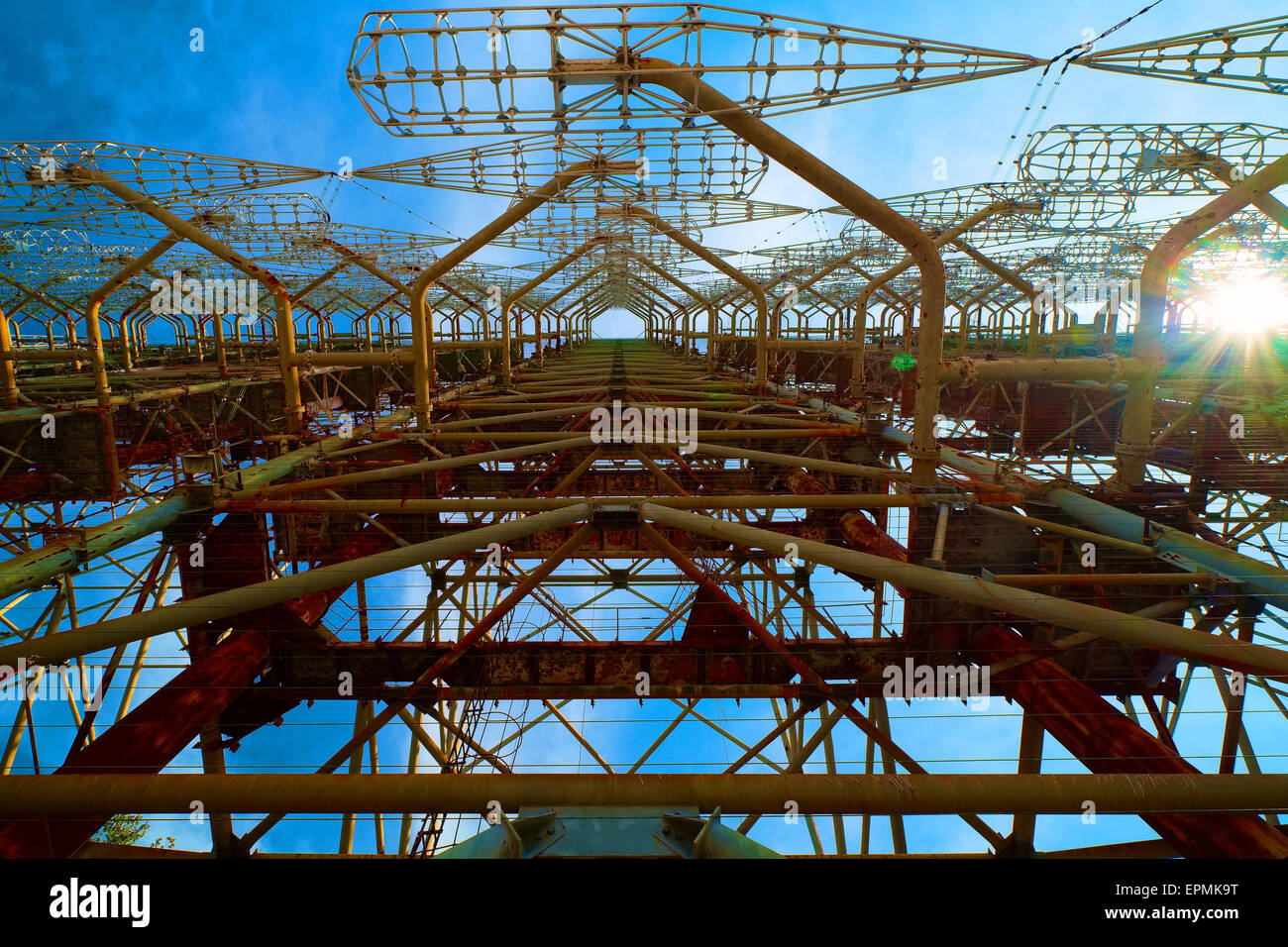 Russian Woodpecker Chernobyl Ukraine Stock Photo Alamy