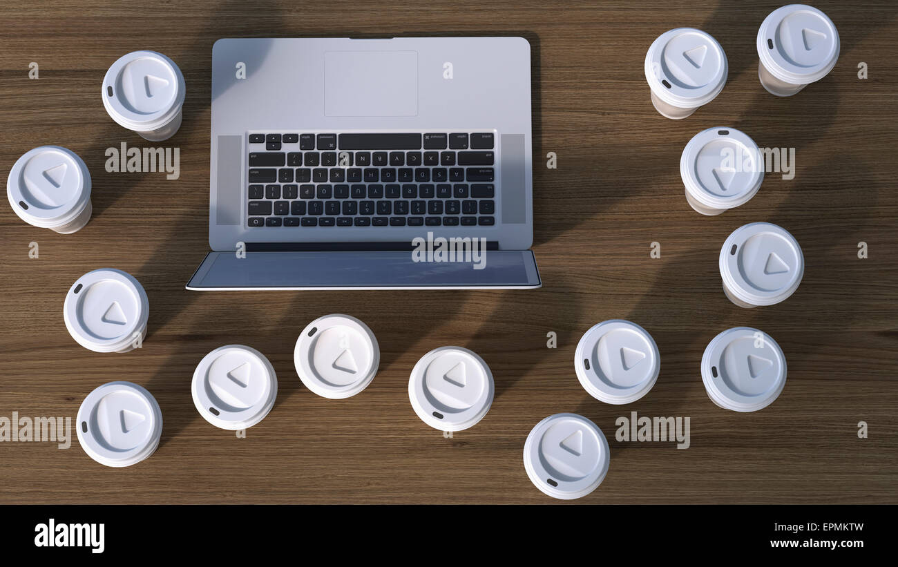 Many cups coffee go hi-res stock photography and images - Alamy