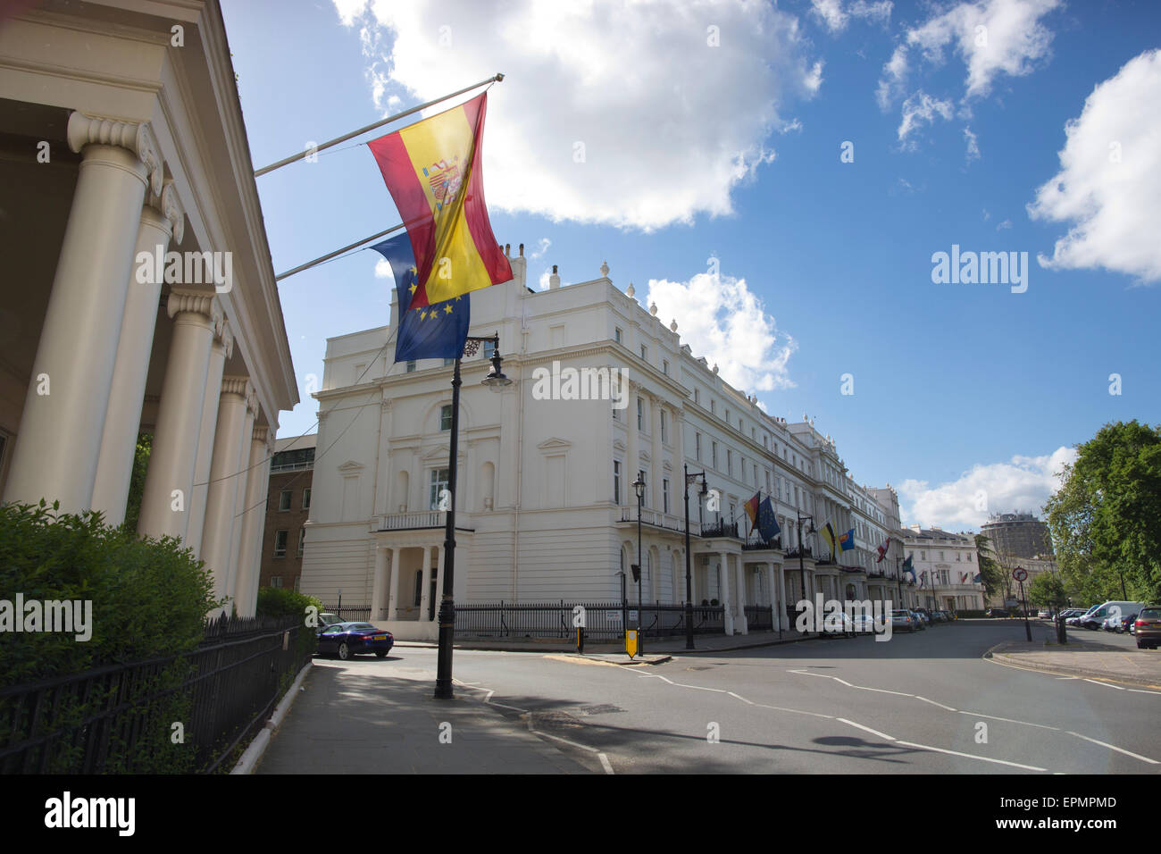 Belgrave Square, which surrounds Belgrave Square Garden, Grosvenor