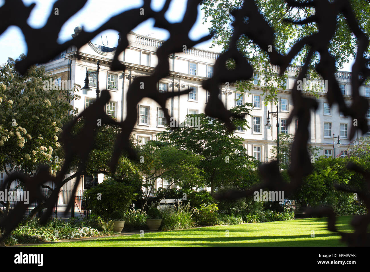 Wilton Crescent Garden, The Grosvenor Estate, Belgravia, London