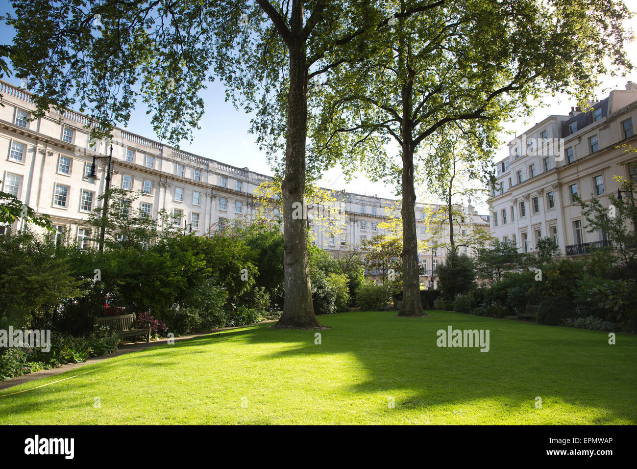 Wilton Crescent Garden, The Grosvenor Estate, Belgravia, London