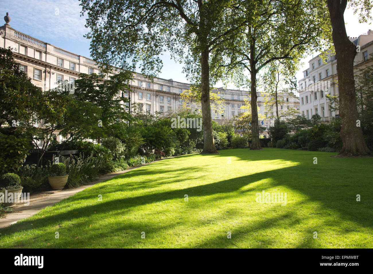 Wilton Crescent Garden, The Grosvenor Estate, Belgravia, London