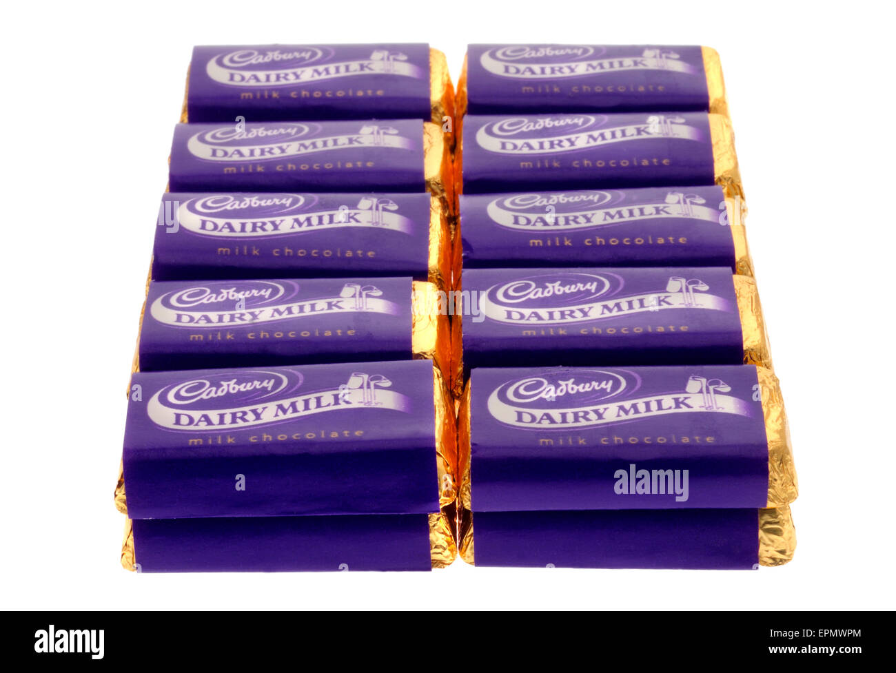 Cadbury Dairy Milk Miniatures Chocolates Stock Photo Alamy